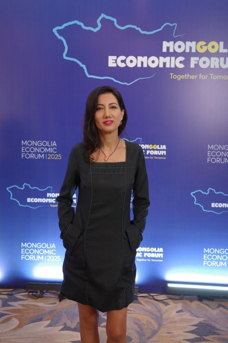 Sara Ahmadian at the Mongolia Economic Forum